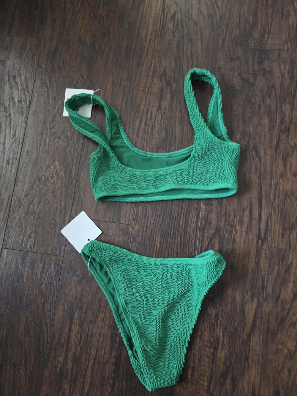 Honey Swim Kelly Green Luxe Bikini Set - Picture 8 of 8